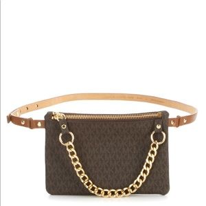 New Michael Kors Designer Belt Fanny Pack